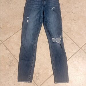 Joe's Jeans Blue Skinny Distressed Denim